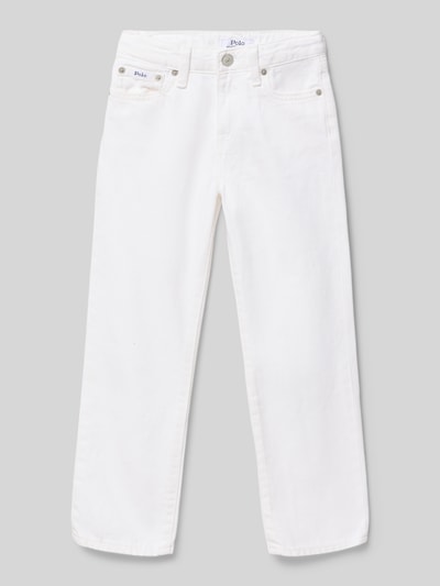 Polo Ralph Lauren Kids Straight Fit Jeans van puur katoen Wit - 1