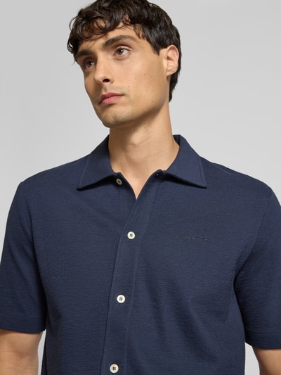Gant Vrijetijdsoverhemd met knoopsluiting Donkerblauw - 3