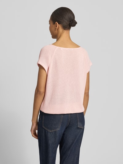 OPUS Strickshirt aus Viskose-Mix Modell 'Svalla' Rose 5