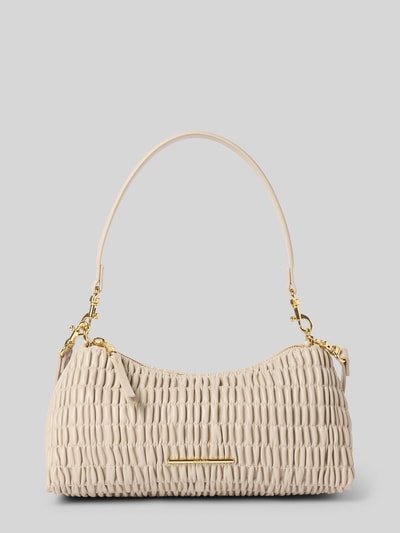 CK Calvin Klein Torebka z detalem z logo Beżowy 2