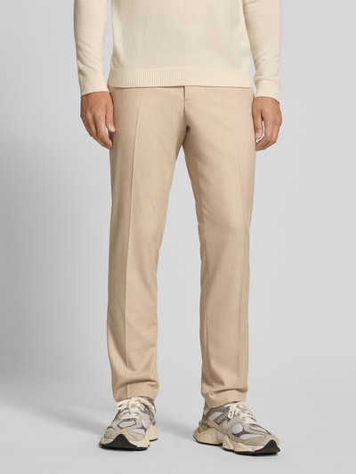MCNEAL Chinosy z wpuszczanymi kieszeniami w stylu francuskim Beżowy 4