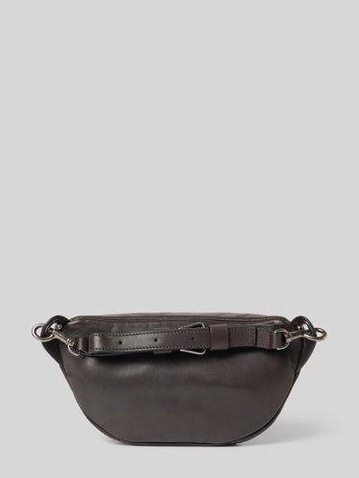 LIEBESKIND BERLIN Bauchtasche mit Logo-Prägung Modell 'Tavia' Dunkelbraun 4