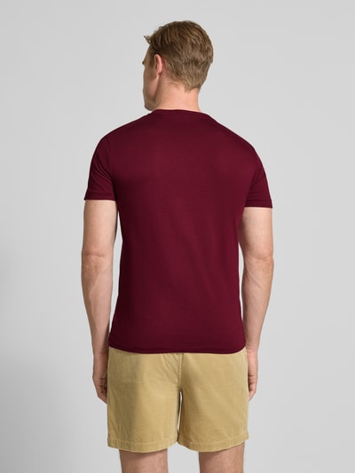 Polo Ralph Lauren Custom Slim Fit T-Shirt mit Rundhalsausschnitt Bordeaux 5