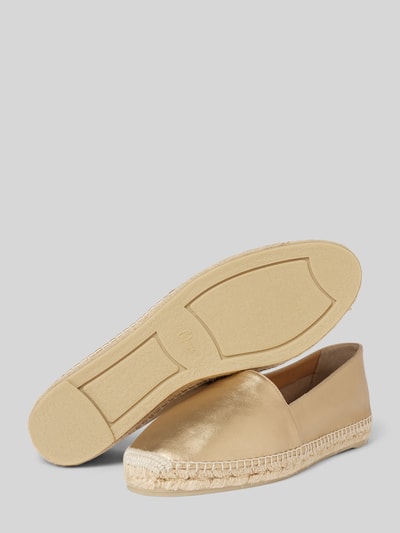 Castañer Espadrilles aus echtem Leder Modell 'KENDA' Gold 4