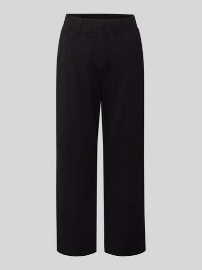 Weekend Max Mara Tapered stoffen broek van een mix van lyocell en katoen, model 'ELFO' Zwart - 2