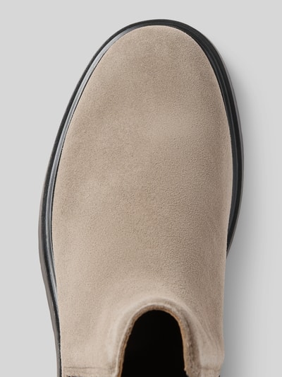 Calvin Klein Jeans Chelsea-Boots aus Leder-Textil-Mix mit elastischen Einsätzen Taupe 3