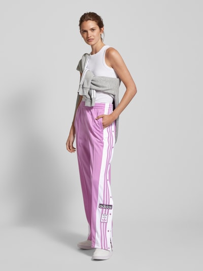 adidas Originals Sweatpants met bandplooien, model 'BREAK' Lila - 1