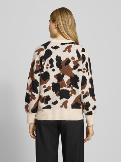 B.Young Strickpullover mit Rundhalsausschnitt Modell 'Omea' Offwhite 5