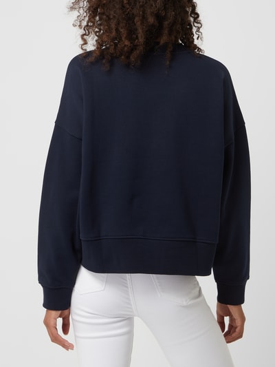 Tom Tailor Denim Oversized sweatshirt van katoen  Marineblauw - 5