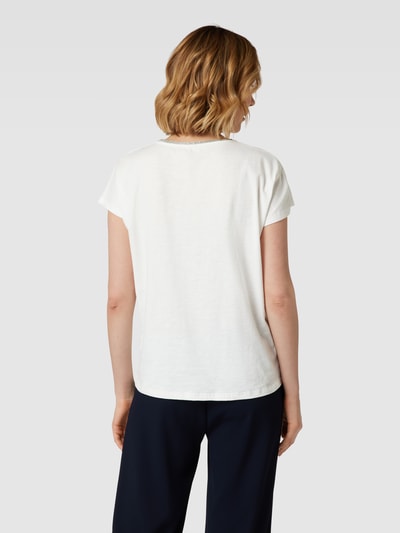 Christian Berg Woman T-Shirt mit Rundhalsausschnitt Offwhite 5