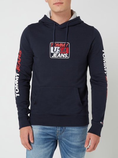 Tommy Jeans Hoodie mit Logo-Details  Dunkelblau 4