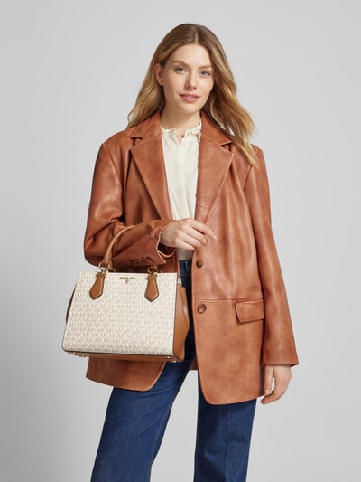 MICHAEL Michael Kors Tote Bag mit Label-Applikation Modell 'MARILYN' Ecru 1