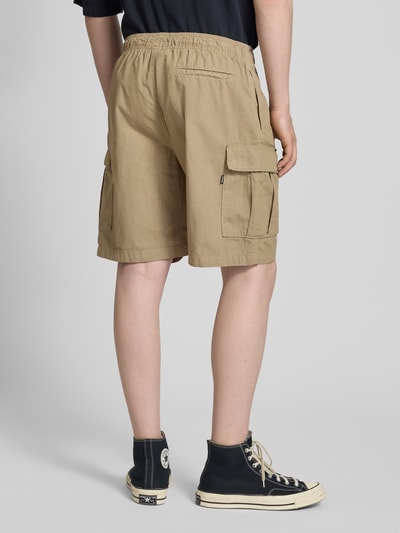 REVIEW Cargoshorts mit elastischem Bund Taupe 5