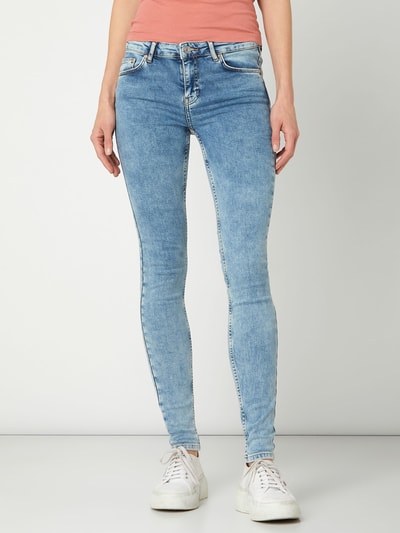 Review Jeansy o kroju skinny fit z dodatkiem streczu model ‘Minnie’  Niebieski 4