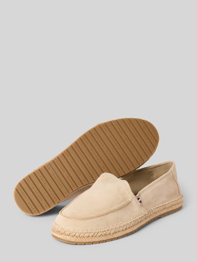 Tommy Hilfiger Loafer aus Wildleder mit Seil-Sohle Beige 4