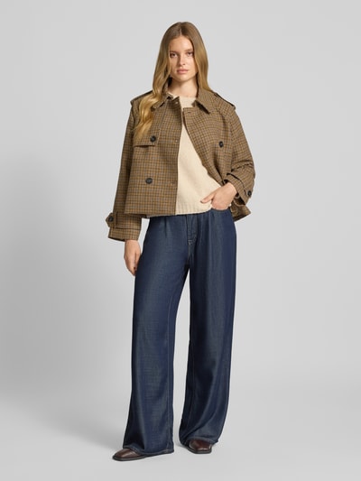 SUNCOO PARIS Jack met mouwtrensjes, model 'ERIN' Camel - 1