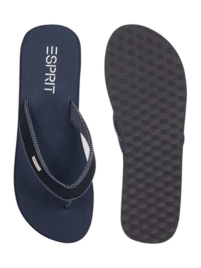 Esprit Teenslipper van textiel Marineblauw - 4