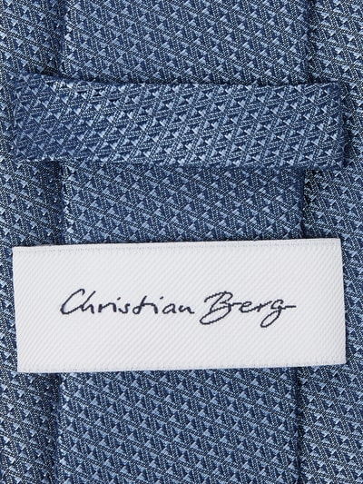 Christian Berg Men Krawatte aus Seide (7 cm) Bleu 2