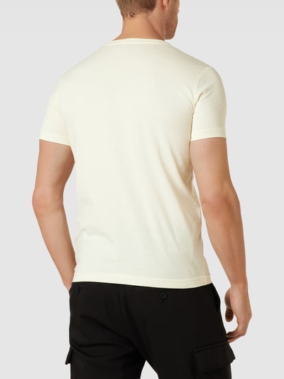 Iceberg T-Shirt mit Logo-Stitching Offwhite 5
