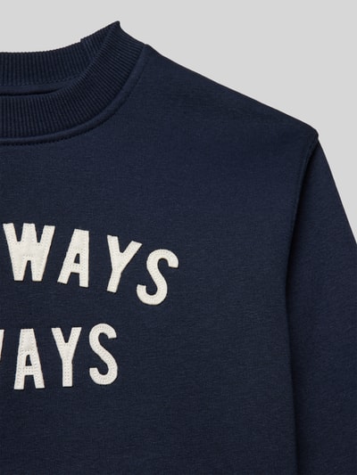 Mango Sweatshirt mit Rundhalsausschnitt Modell 'always' Marine 2