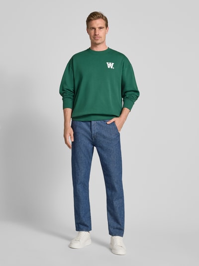 Marc O'Polo Straight Leg Chino aus Baumwoll-Mix Modell 'KALMO' Jeansblau 1