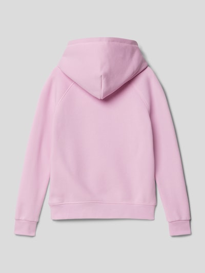 Gant Hoodie mit Label-Stitching Rosa 3