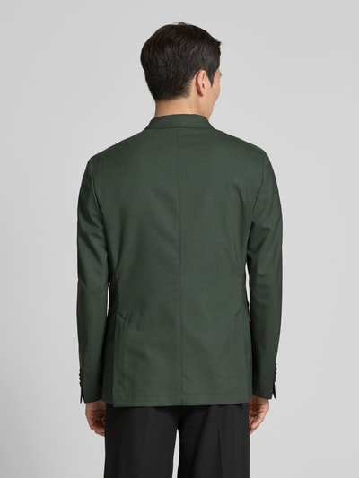 Manuel Ritz Sakko aus Wolle-Elasthan-Mix mit Reverskragen Gruen 5