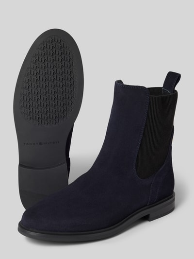 Tommy Hilfiger Chelsea Boots aus Rindsnappa Dunkelblau 4