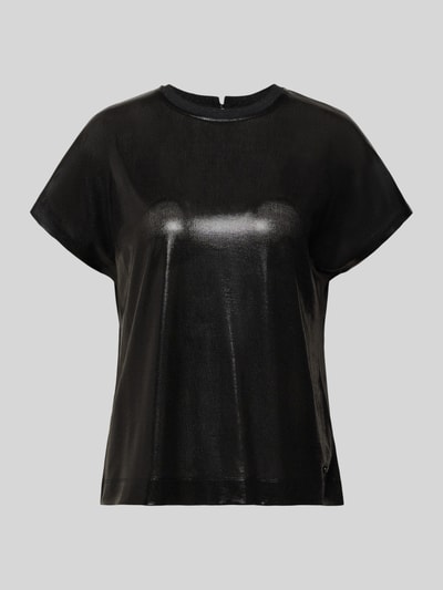 MOS MOSH T-Shirt in Leder-Optik Modell 'Nicola' Black 2