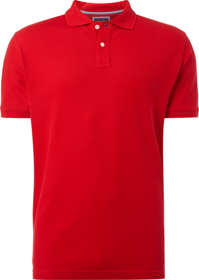 Christian Berg Men Poloshirt aus reinem Baumwoll-Piqué
 Rot 4