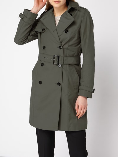 Montego Trenchcoat mit Taillengürtel Khaki 3