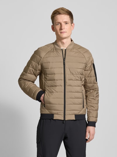 BOSS Green Steppjacke mit Stehkragen Modell 'Ordos' Beige 4