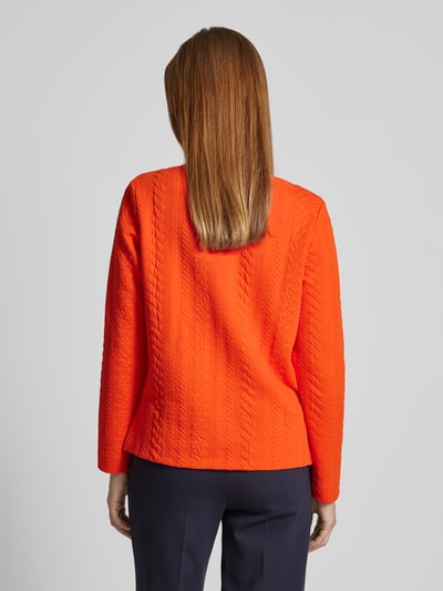 s.Oliver RED LABEL Relaxed Fit Sweatshirt mit Baumwolle Orange 5