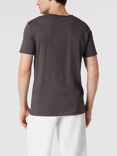 Marc O'Polo T-Shirt mit Brusttasche Dunkelgrau 5