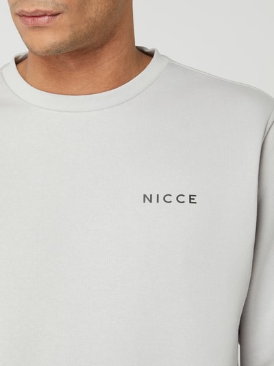 Nicce London Sweatshirt aus Baumwollmischung  Hellgrau 3