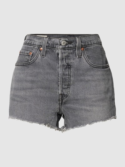 Levi's® Korte jeans met gerafelde boorden Antraciet - 2