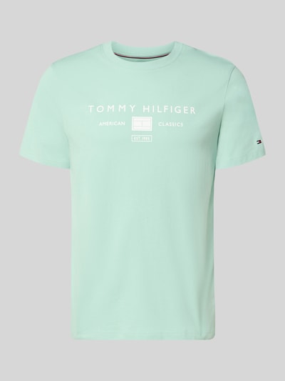Tommy Hilfiger Regular Fit T-Shirt aus reiner Baumwolle Mint 2