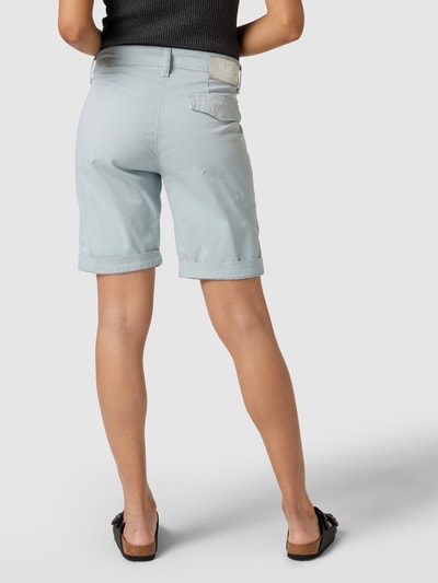 MAC Shorts mit Label-Patch Bleu 5