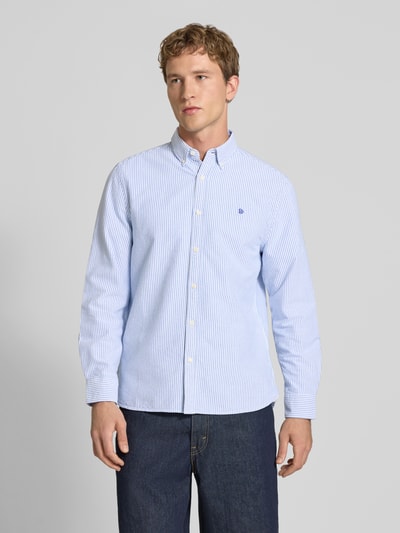 Superdry Regular Fit Freizeithemd mit Logo-Stitching Hellblau 4