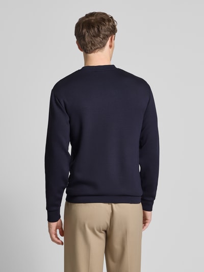 SELECTED HOMME Sweatshirt mit gerippten Abschlüssen Modell 'EMANUEL' Marine 5