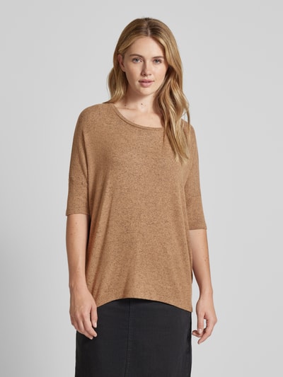 Soyaconcept Gebreide pullover met ronde hals, model 'BIARA' Camel - 4