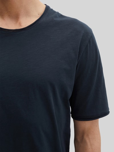Marc O'Polo Regular Fit T-Shirt aus reiner Baumwolle Marine 3