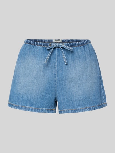 ONLY Wide Leg Jeansshorts aus Baumwoll-Lyocell-Mix Modell 'ARIA' Jeansblau 2