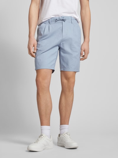 Only & Sons Shorts mit elastischem Bund Modell 'LARGO' Jeansblau 4