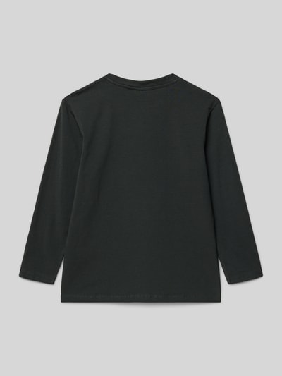 Garcia Shirt met lange mouwen en labeldetail Zwart - 3