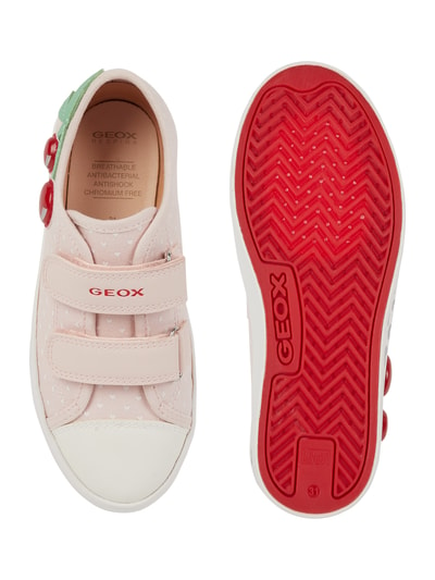 Geox Sneaker mit Klettverschluss Modell 'Ciak' Hellrosa 4