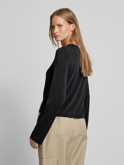 Jake*s Casual Longsleeve met ronde hals Zwart - 5