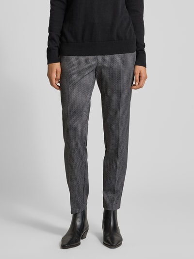 Brax Slim Fit Stoffhose mit Bügelfalten Modell 'STYLE.MARON' Dunkelgrau 4