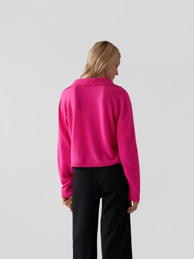 Philosophy di Lorenzo Ser Pullover mit Rüschen Pink 5