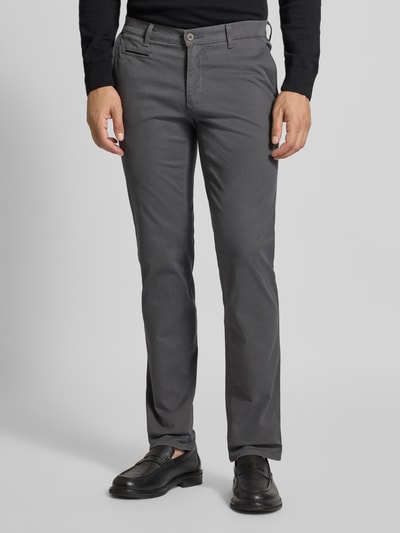 Brax Regular Fit Chino mit Gesäßtaschen Modell 'Fabio' Graphit 4